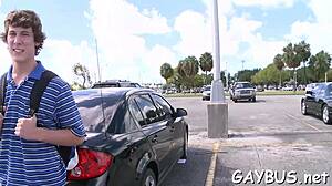 Rough Gay Blowjob with Intense Sucking and Cock Fucking