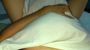 Teen amateur masturbates with toys until orgasm in reality