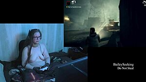 Why is Alan Wake naked in this playthrough?