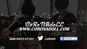 She Gets Tied Up In Rubber Mask For Outdoor Bondage Play.