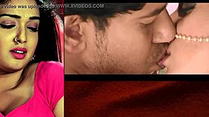 Amrapali Dubey Sizzling Navel Kiss in Hot Scene