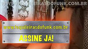 Débora Fantine in her special Halloween costume