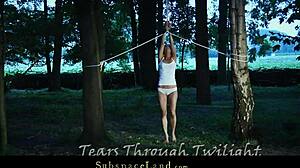 lifestylish blonde babe endures hard domination and fingering