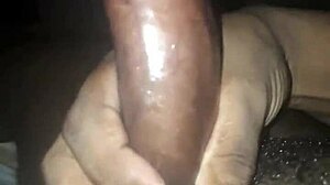 i'm masturbating my cock at midnight in this homemade video