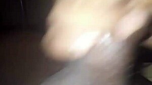 i'm masturbating my cock at midnight in this homemade video