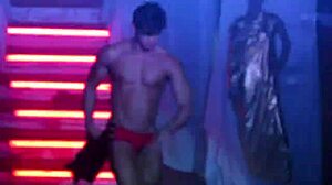 Watch This Handsome Brazilian Stripper Rip Off His Clothes!
