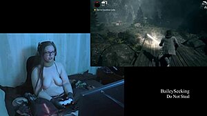 Why is Alan Wake naked in this playthrough?