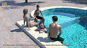 Wife and stepmother play game together 😊