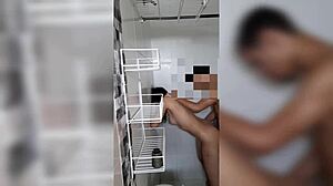 we started in the bathroom and ended up in bed with hardcore ass fucking