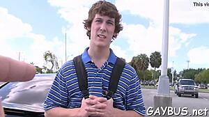 Rough Gay Blowjob with Intense Sucking and Cock Fucking