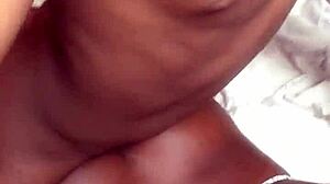 deep slow thrusting in doggystyle with ebony teen