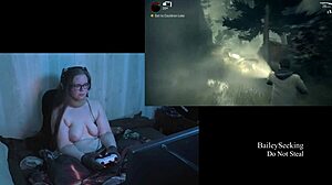 Why is Alan Wake naked in this playthrough?