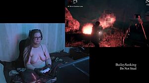 Why is Alan Wake naked in this playthrough?