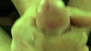 first time prostate play with girlfriend rubbing my big cock