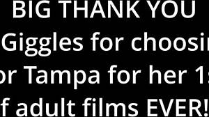 watch giggles strut her feet in heels at the park?