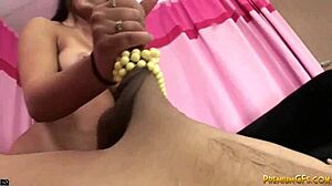 Piper Brady's Natural Tits and Sexy Butt Handjob a Big Dick