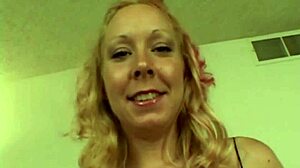 Amateur babe sucks cock, fucks pussy, gets titty fuck and facial cumshot