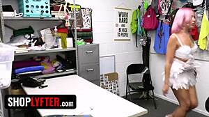 Girl Caught Stealing Candy in Costume