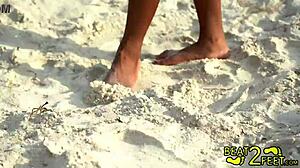 watch giggles strut her feet in heels at the park?