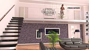 Alex Watches Jenna Get Fingered by Landlady in Dream