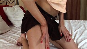 Massaging Young 18+ Redhead Before Deep Anal Action