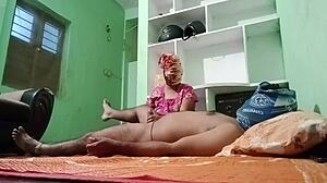 Indian Aunty Fucks Outdoors!