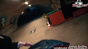 German BBW Girl Approached During Street Interview