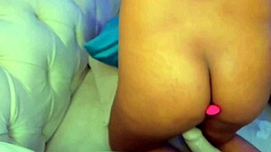 what a delight to fuck with rubber cock