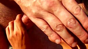 i saw this young 18+ student on vacation giving a blowjob to a big cock in public, and she had an orgasm