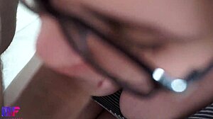step sister sucks cock in pov close-up fantasy