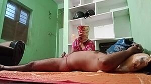 Indian Aunty Fucks Outdoors!