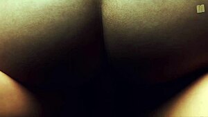 Jessy Gives Footjob to Big Cock