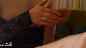 Sexy Milf Anna Teases in Lingerie, Moans to Orgasm and Cumshot