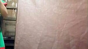 Stepsister Dances Sexy in Elf Costume and Shows Tight Pussy!