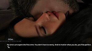 Atlas reivindica a virgindade de Leyala na cena hentai de The Seven Realm.