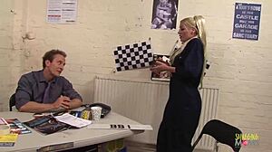 blonde cindy behr railed doggy style with monster cock