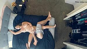 Blonde Couple's Intimate Liquid Lunch Session