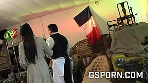 Two Sexy MILF Anal Sluts Engage in HOT Group SEX with Double Penetration