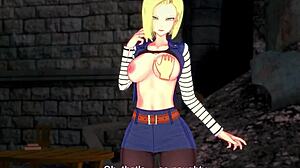 android 18 sucking and fucking in pov