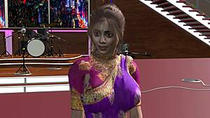 Джолли ЛЛБ решает дело индийской бхабхи и трахает её за гонорар! 🔥