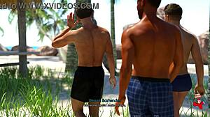 Anna Naked on the Beach