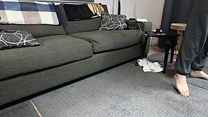 Scarlett Johnson gives intense footjob