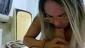 Young Brazilian Girl Makes Him Lick Her Big Clit And Ass In Homemade Scene.