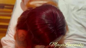 Ebony queen passionately devours massive black cock.