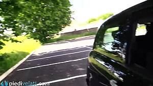 Bianca In Pantyhose Removes Her Boots