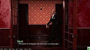 Teacher Plays Piano With Bold Brass Ensemble.