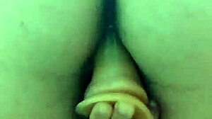 wife masturbating her pussy in the bathroom