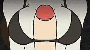 Sky gets fucked hard, titty fuck and cumshot in doggystyle.