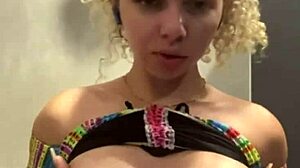 teen latina masturbates in gym