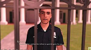 Teacher Plays Piano With Bold Brass Ensemble.